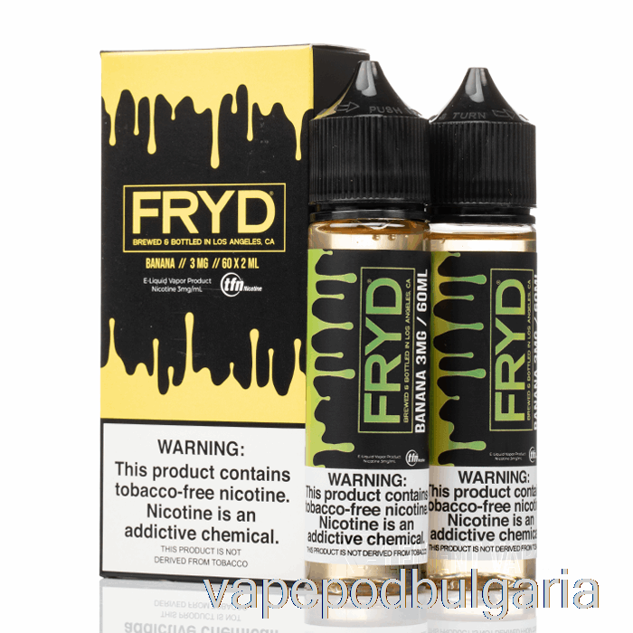 Vape Течности Banana - Fryd E-liquid - 120ml 3mg